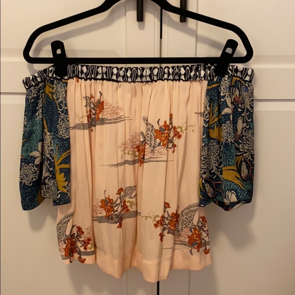 Free People Silk Top